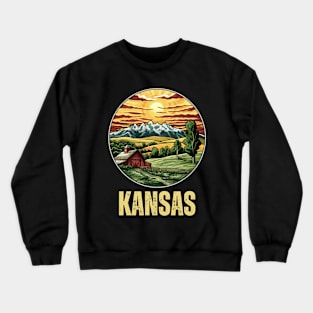 Kansas State USA Crewneck Sweatshirt